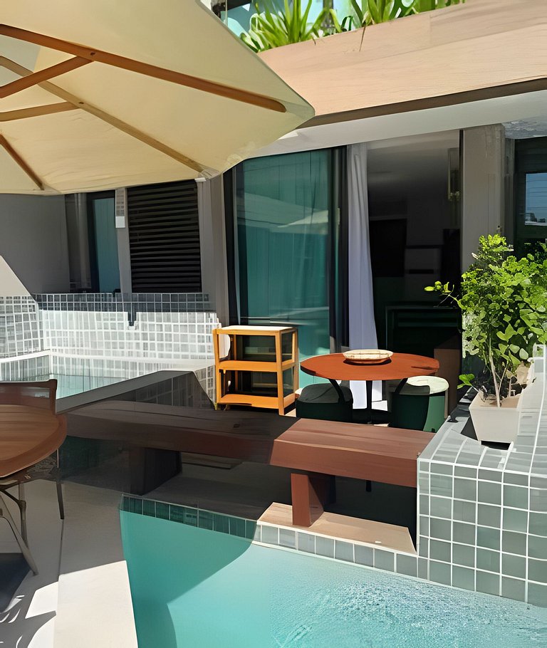 Porto Galinhas - Piscina privativa Aquecida