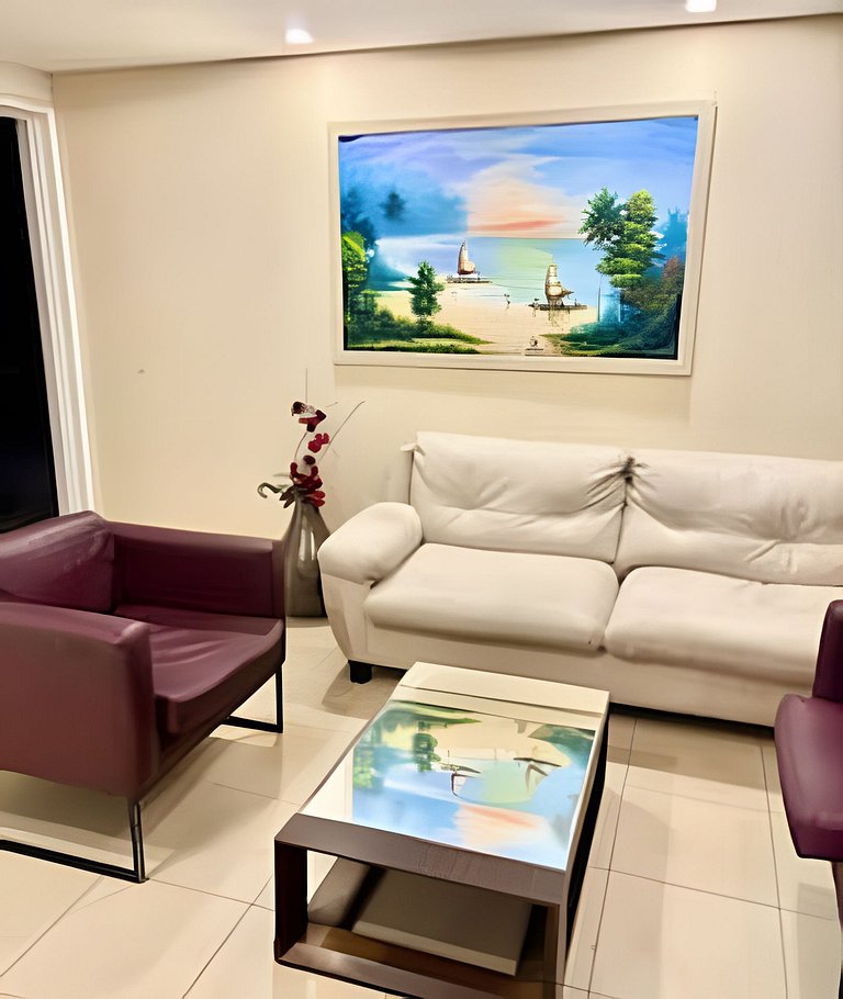 Flat em Boa Viagem - Vista Mar